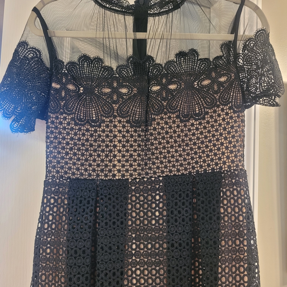 Elegant Black Lace Dress